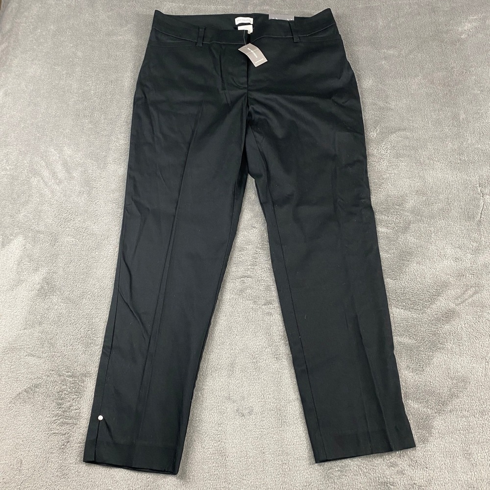 Van Heusen Pants Women 10 Stretch Extensible Classic Fit Straight Leg Preppy NWT